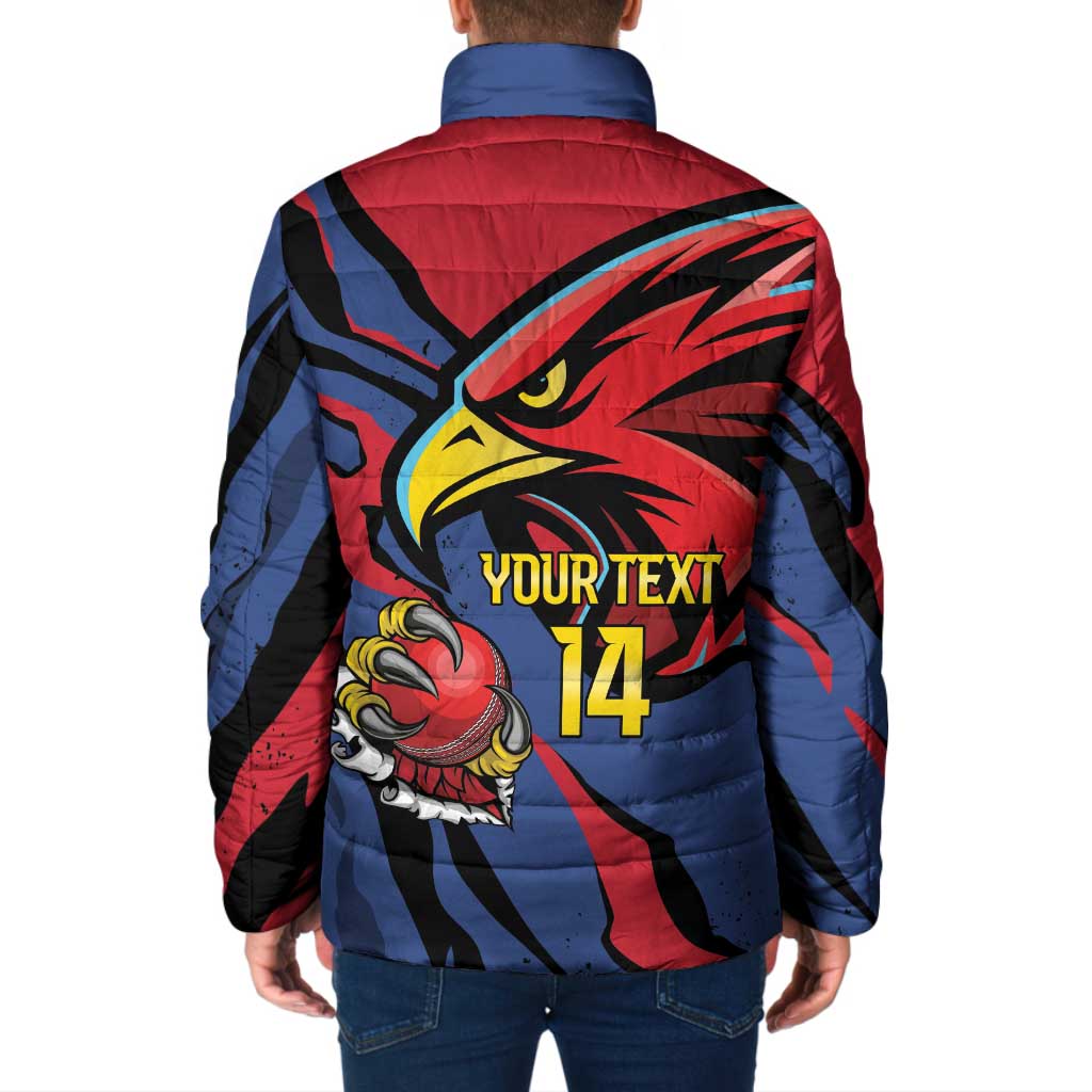 Antigua and Barbuda Cricket Custom Padded Jacket Go Champions Falcons - Wonder Print Shop