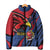 Antigua and Barbuda Cricket Custom Padded Jacket Go Champions Falcons - Wonder Print Shop