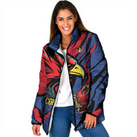 Antigua and Barbuda Cricket Custom Padded Jacket Go Champions Falcons - Wonder Print Shop