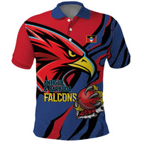 Antigua and Barbuda Cricket Custom Polo Shirt Go Champions Falcons - Wonder Print Shop