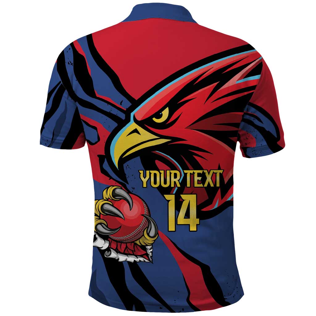 Antigua and Barbuda Cricket Custom Polo Shirt Go Champions Falcons - Wonder Print Shop