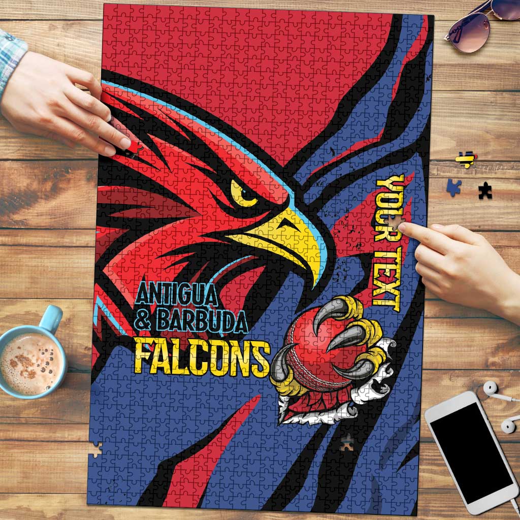 Antigua and Barbuda Cricket Custom Puzzle Go Champions Falcons - Wonder Print Shop