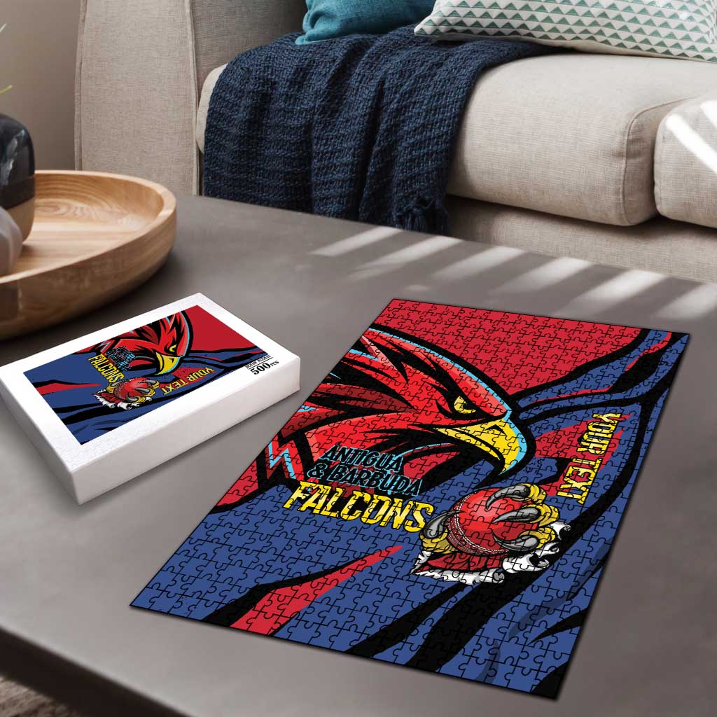 Antigua and Barbuda Cricket Custom Puzzle Go Champions Falcons - Wonder Print Shop