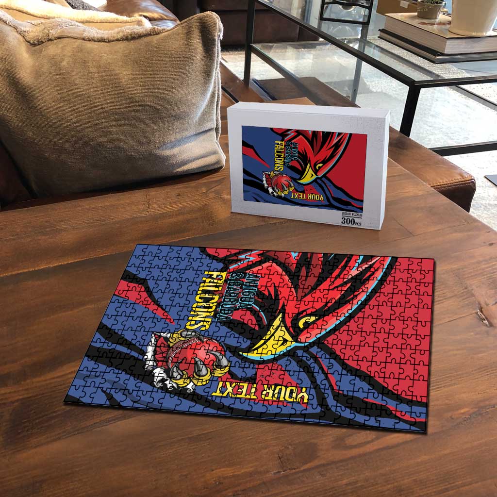 Antigua and Barbuda Cricket Custom Puzzle Go Champions Falcons - Wonder Print Shop