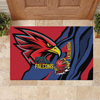 Antigua and Barbuda Cricket Custom Rubber Doormat Go Champions Falcons - Wonder Print Shop