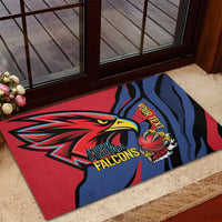 Antigua and Barbuda Cricket Custom Rubber Doormat Go Champions Falcons - Wonder Print Shop