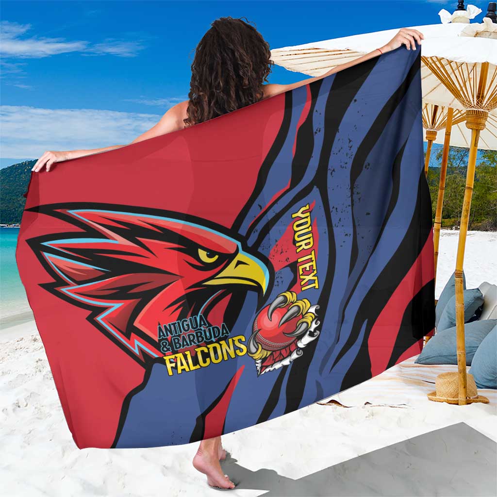 Antigua and Barbuda Cricket Custom Sarong Go Champions Falcons - Wonder Print Shop