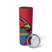 Antigua and Barbuda Cricket Custom Skinny Tumbler Go Champions Falcons - Wonder Print Shop