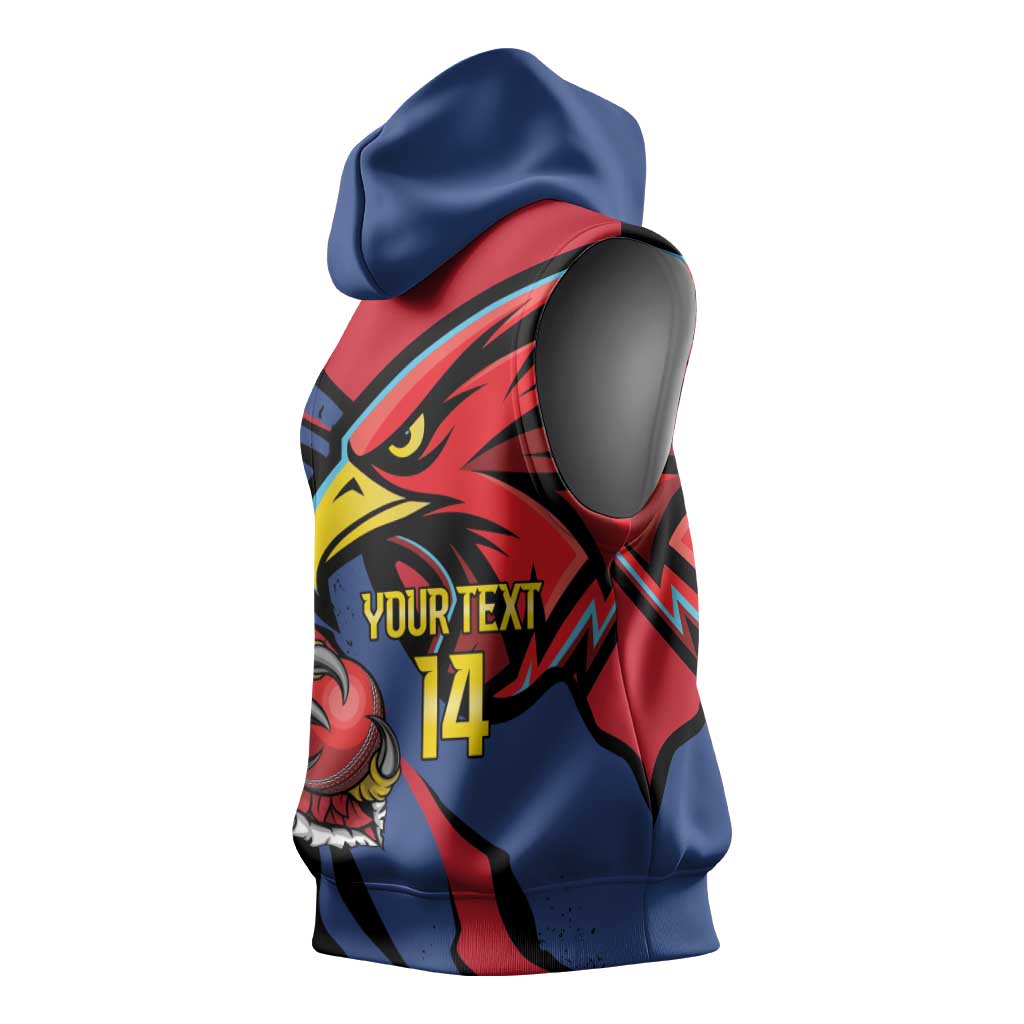 Antigua and Barbuda Cricket Custom Sleeveless Hoodie Go Champions Falcons - Wonder Print Shop