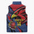 Antigua and Barbuda Cricket Custom Sleeveless Puffer Jacket Go Champions Falcons - Wonder Print Shop
