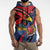 Antigua and Barbuda Cricket Custom Sleeveless Zip Hoodie Go Champions Falcons - Wonder Print Shop