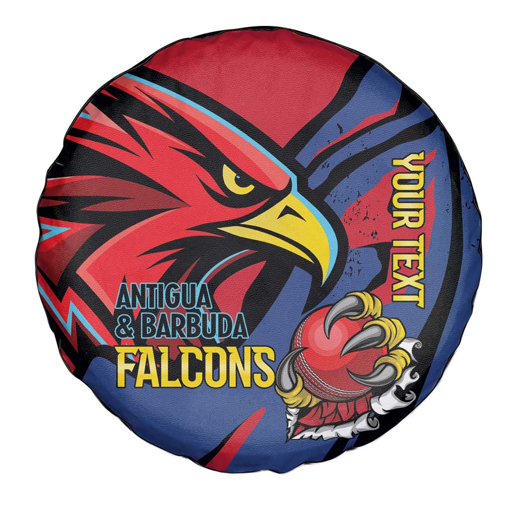Antigua and Barbuda Cricket Custom Spare Tire Cover Go Champions Falcons - Wonder Print Shop