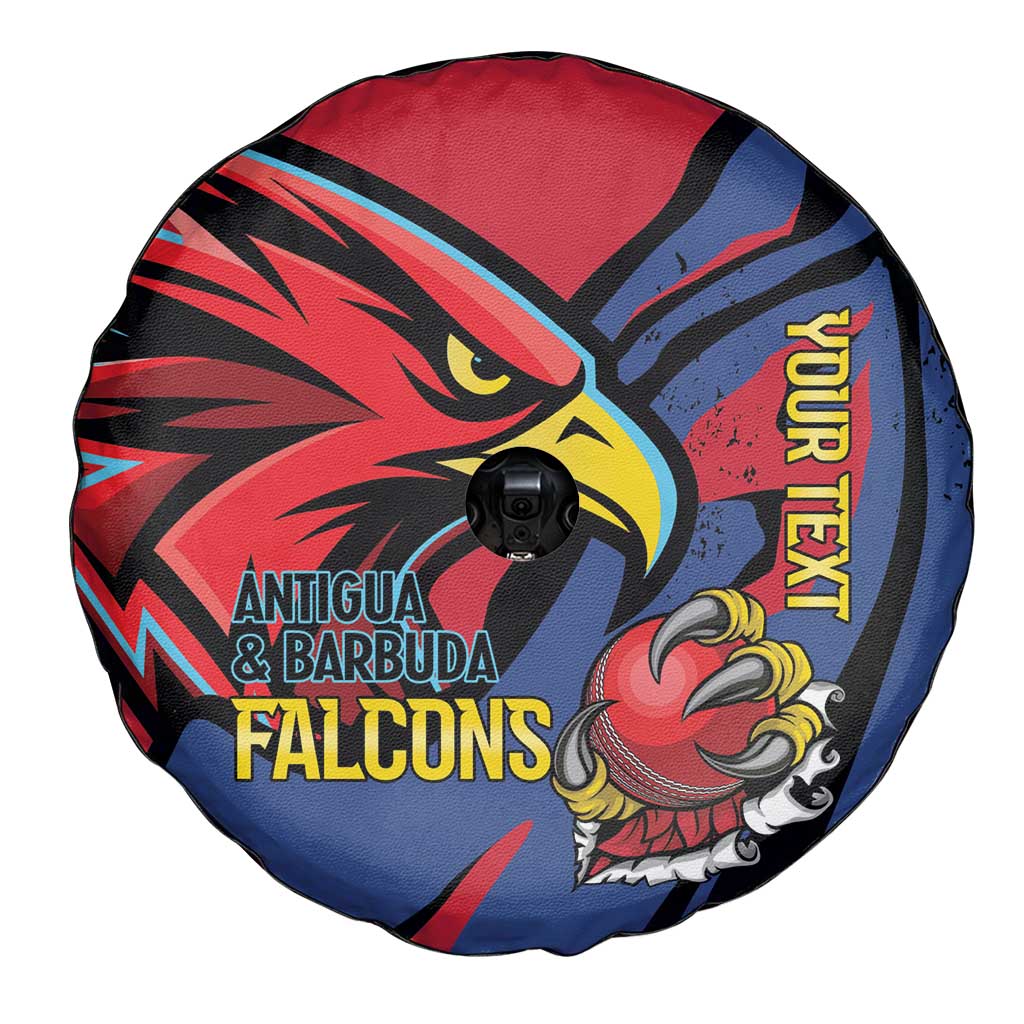 Antigua and Barbuda Cricket Custom Spare Tire Cover Go Champions Falcons - Wonder Print Shop