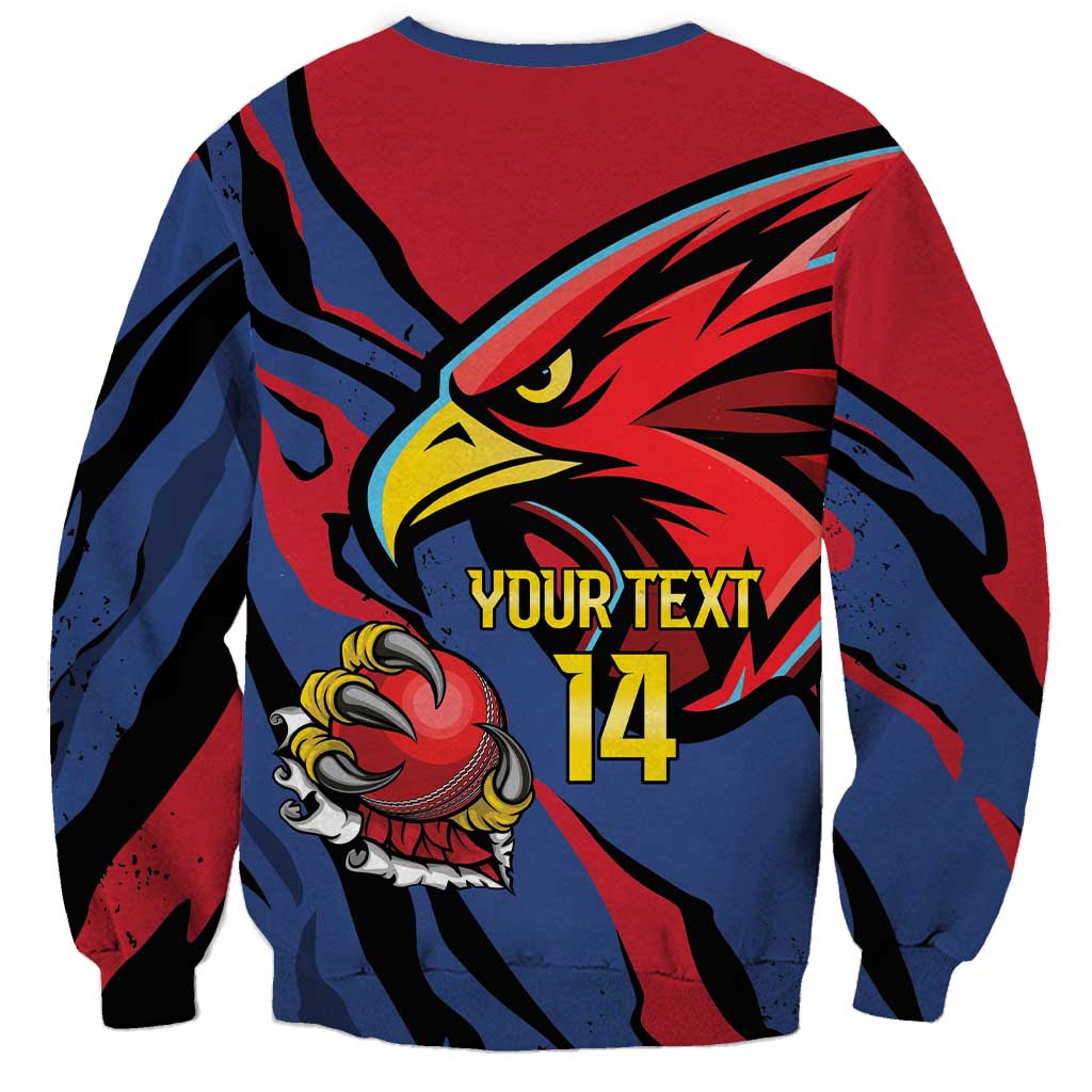 Antigua and Barbuda Cricket Custom Sweatshirt Go Champions Falcons - Wonder Print Shop