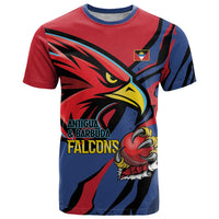 Antigua and Barbuda Cricket Custom T Shirt Go Champions Falcons - Wonder Print Shop