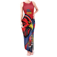 Antigua and Barbuda Cricket Custom Tank Maxi Dress Go Champions Falcons - Wonder Print Shop