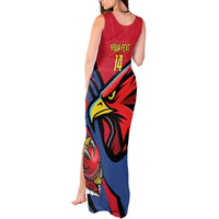 Antigua and Barbuda Cricket Custom Tank Maxi Dress Go Champions Falcons - Wonder Print Shop