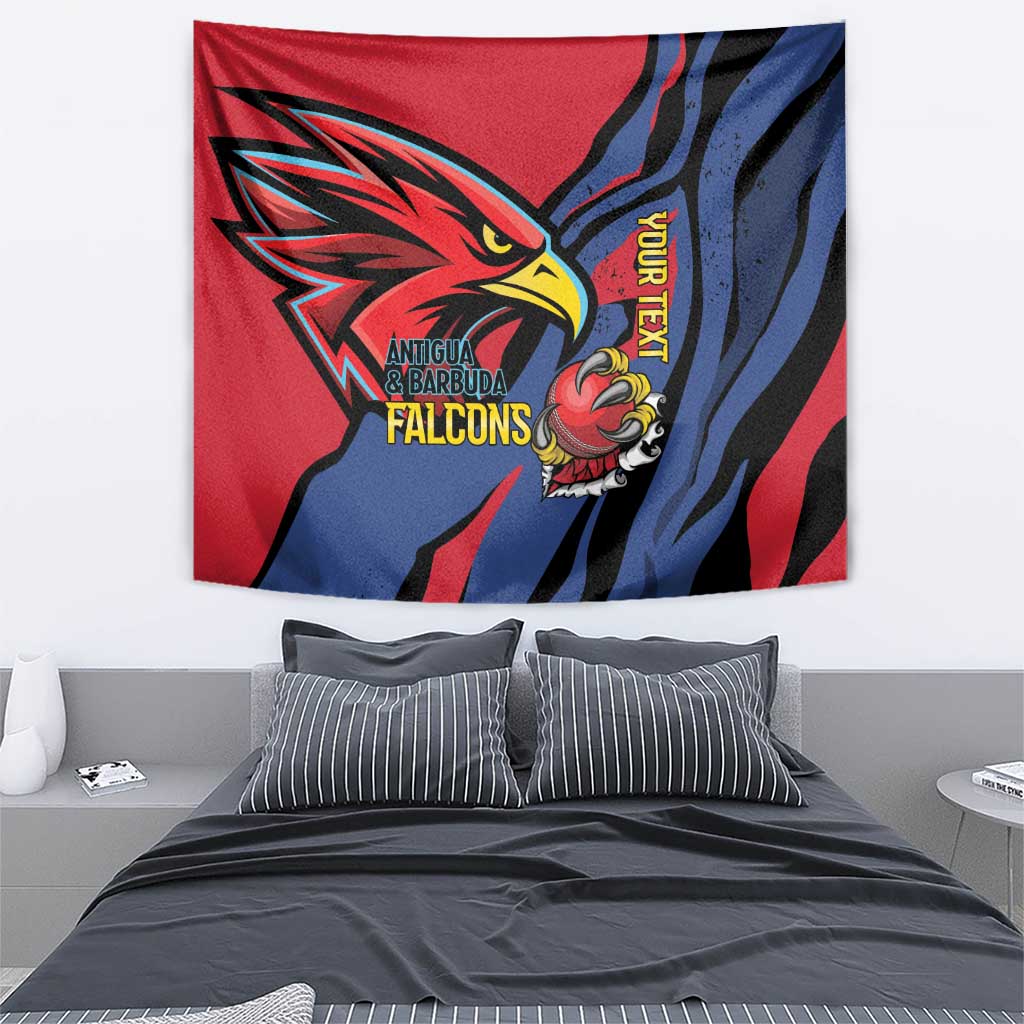 Antigua and Barbuda Cricket Custom Tapestry Go Champions Falcons - Wonder Print Shop
