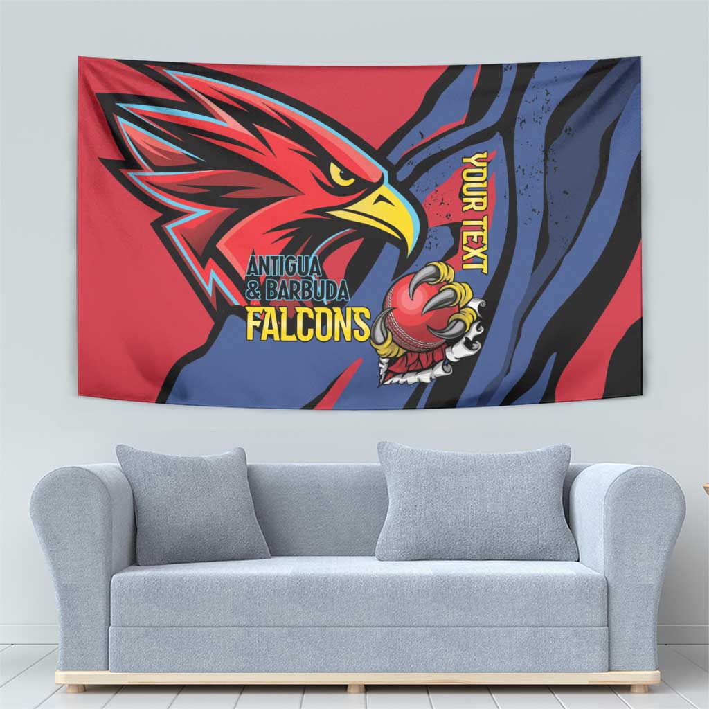 Antigua and Barbuda Cricket Custom Tapestry Go Champions Falcons - Wonder Print Shop