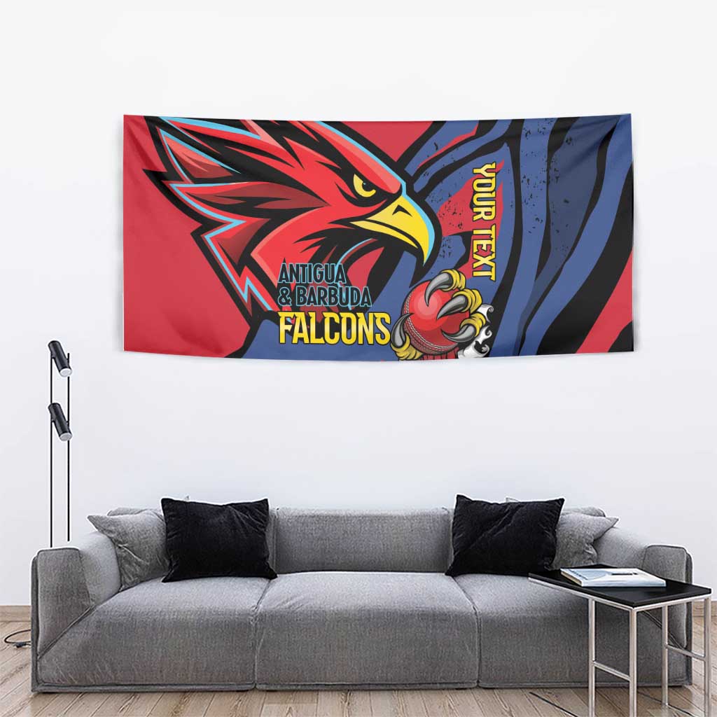 Antigua and Barbuda Cricket Custom Tapestry Go Champions Falcons - Wonder Print Shop