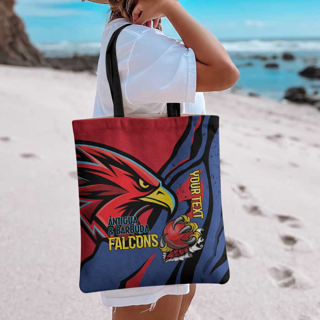 Antigua and Barbuda Cricket Custom Tote Bag Go Champions Falcons - Wonder Print Shop