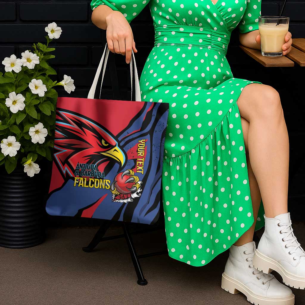 Antigua and Barbuda Cricket Custom Tote Bag Go Champions Falcons - Wonder Print Shop