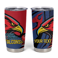 Antigua and Barbuda Cricket Custom Tumbler Cup Go Champions Falcons - Wonder Print Shop