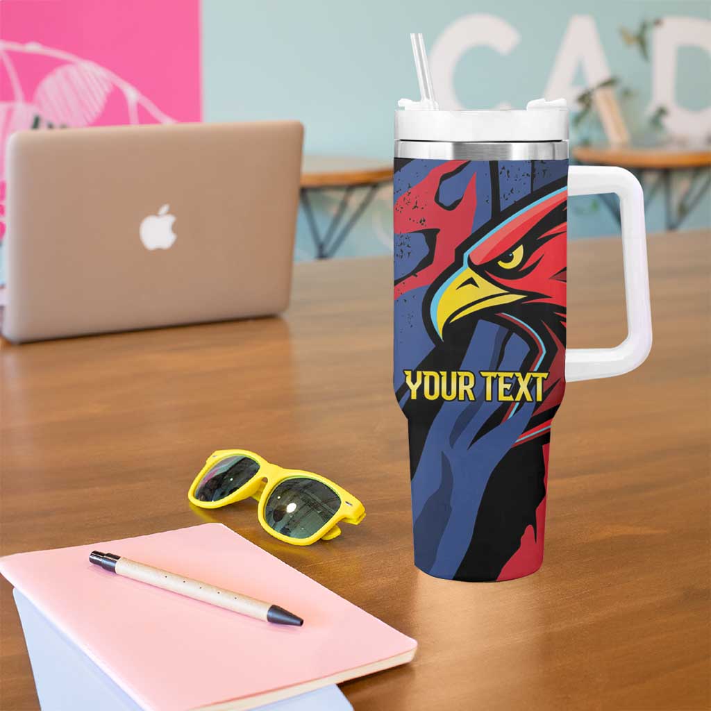 Antigua and Barbuda Cricket Custom Tumbler With Handle Go Champions Falcons - Wonder Print Shop