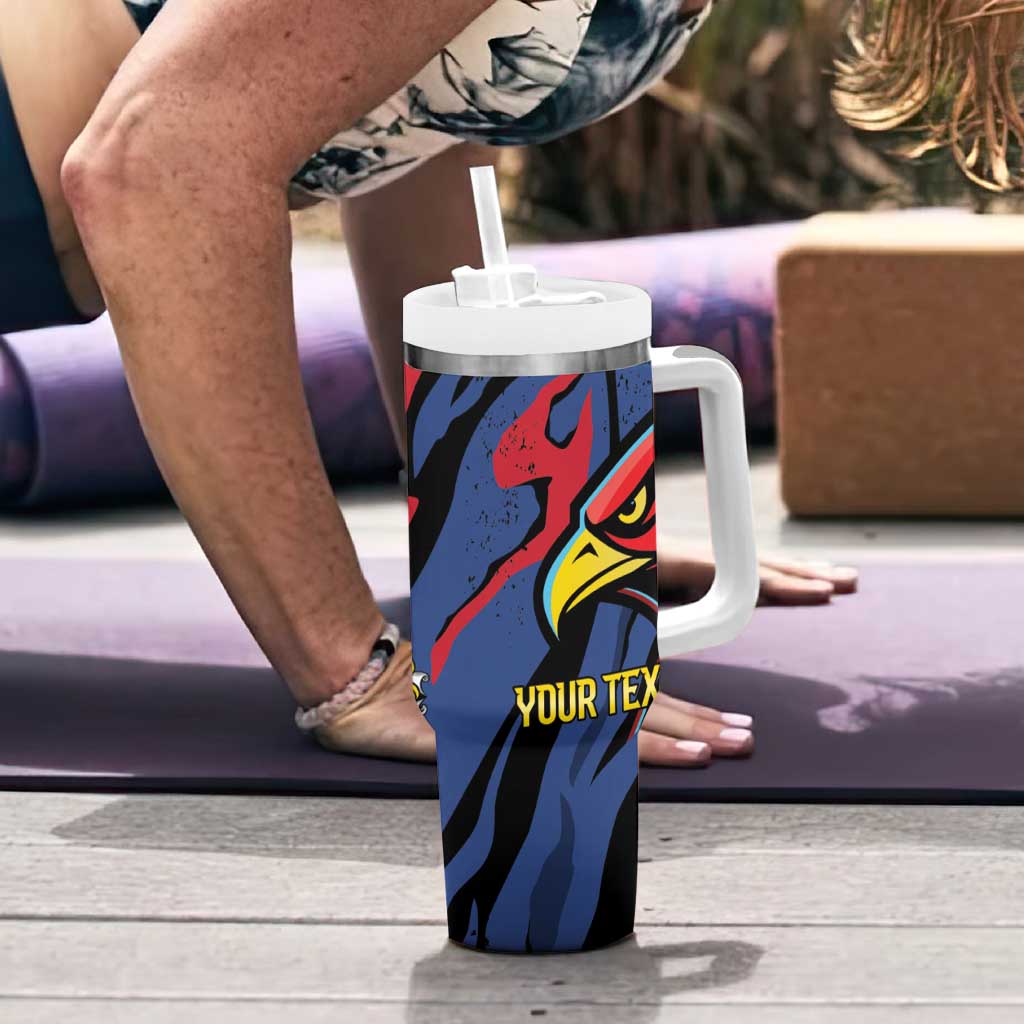 Antigua and Barbuda Cricket Custom Tumbler With Handle Go Champions Falcons - Wonder Print Shop