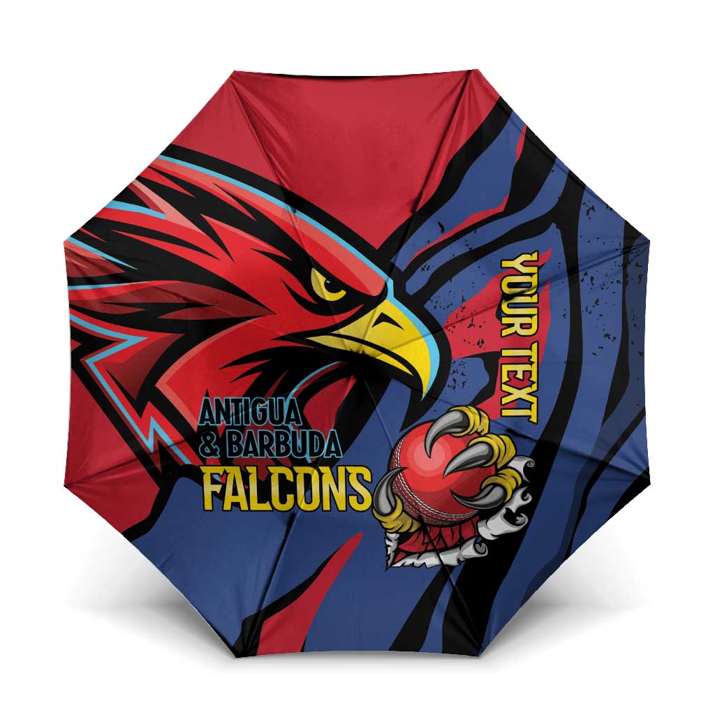Antigua and Barbuda Cricket Custom Umbrella Go Champions Falcons - Wonder Print Shop