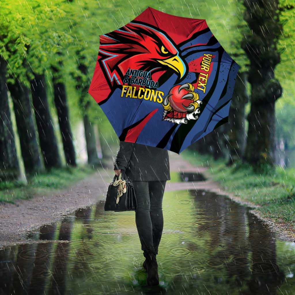 Antigua and Barbuda Cricket Custom Umbrella Go Champions Falcons - Wonder Print Shop