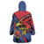 Antigua and Barbuda Cricket Custom Wearable Blanket Hoodie Go Champions Falcons - Wonder Print Shop