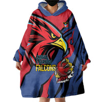 Antigua and Barbuda Cricket Custom Wearable Blanket Hoodie Go Champions Falcons - Wonder Print Shop