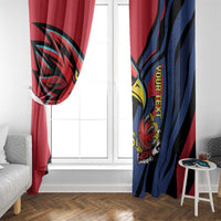 Antigua and Barbuda Cricket Custom Window Curtain Go Champions Falcons - Wonder Print Shop