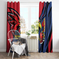 Antigua and Barbuda Cricket Custom Window Curtain Go Champions Falcons - Wonder Print Shop
