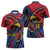 Antigua and Barbuda Cricket Custom Zipper Polo Shirt Go Champions Falcons - Wonder Print Shop