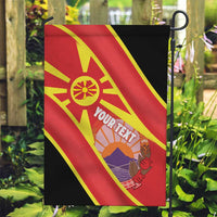 Personalised Macedonia National Day Garden Flag New Sun of Liberty Waves Style - Wonder Print Shop
