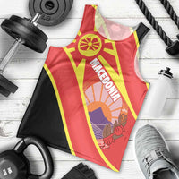 Personalised Macedonia National Day Men Tank Top New Sun of Liberty Waves Style - Wonder Print Shop