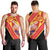 Personalised Macedonia National Day Men Tank Top New Sun of Liberty Waves Style - Wonder Print Shop