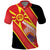 Personalised Macedonia National Day Polo Shirt New Sun of Liberty Waves Style - Wonder Print Shop