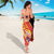 Personalised Macedonia National Day Sarong New Sun of Liberty Waves Style - Wonder Print Shop