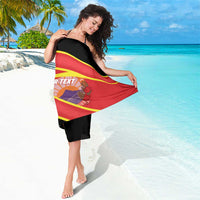 Personalised Macedonia National Day Sarong New Sun of Liberty Waves Style - Wonder Print Shop