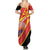 Personalised Macedonia National Day Summer Maxi Dress New Sun of Liberty Waves Style - Wonder Print Shop