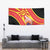 Personalised Macedonia National Day Tapestry New Sun of Liberty Waves Style - Wonder Print Shop