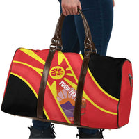 Personalised Macedonia National Day Travel Bag New Sun of Liberty Waves Style - Wonder Print Shop