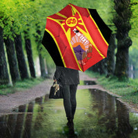Personalised Macedonia National Day Umbrella New Sun of Liberty Waves Style - Wonder Print Shop