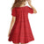 Vergina Sun Macedonia Family Matching Summer Maxi Dress and Hawaiian Shirt Greek Pattern Red - Wonder Print Shop