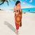 Vergina Sun Macedonia Sarong Greek Pattern Red - Wonder Print Shop