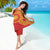Vergina Sun Macedonia Sarong Greek Pattern Red - Wonder Print Shop