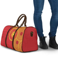 Vergina Sun Macedonia Travel Bag Greek Pattern Red - Wonder Print Shop